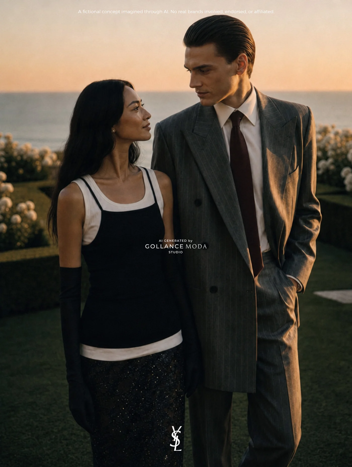 AI-generated editorial concept by Gollance Moda Studio