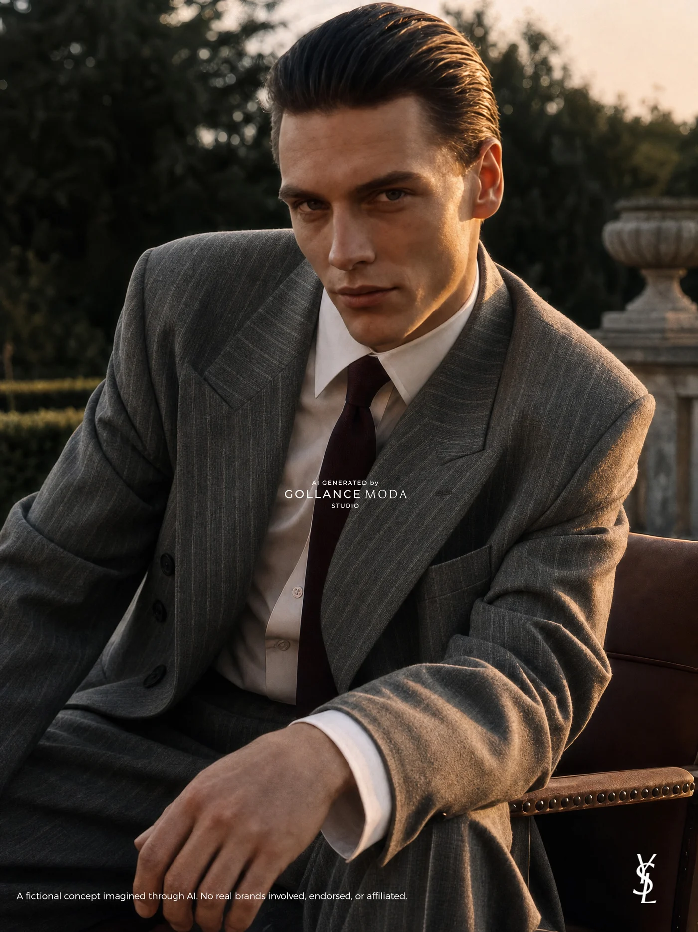 AI-generated editorial concept by Gollance Moda Studio